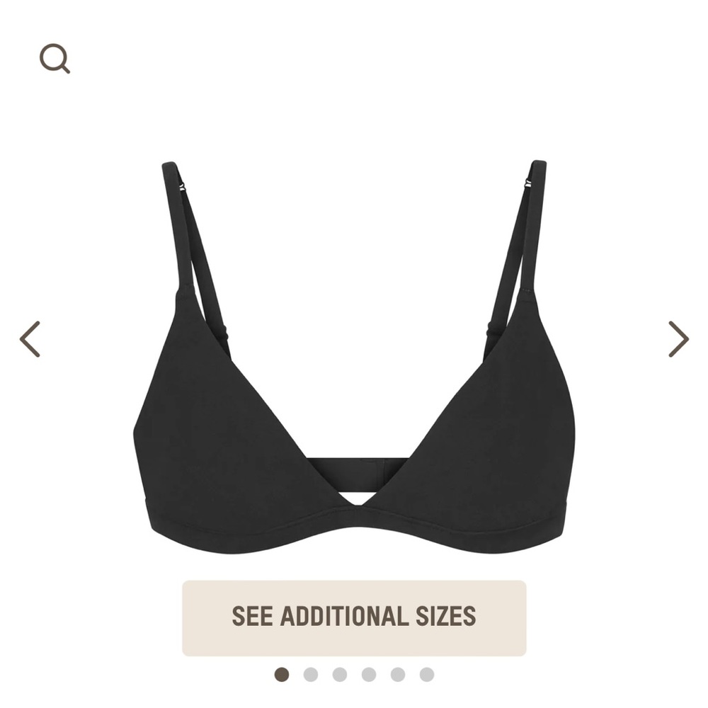 SKIMS COTTON JERSEY TRIANGLE BRALETTE NWOT SMALL